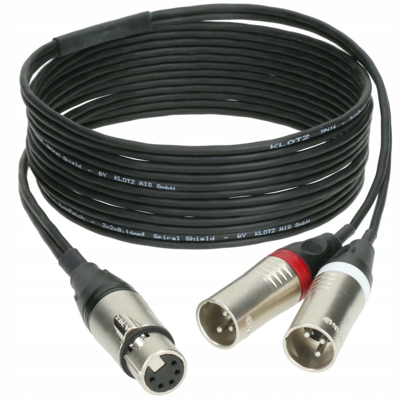 Câble Audio XLR-XLR In-Akustik Premium 1,5 M - Blindage Double, Connecteurs Métal, Haute Teneur Cuivre