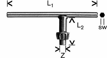 Klucz BOSCH do zębatych uchwytów wiertarskich, 6 mm - Bosch