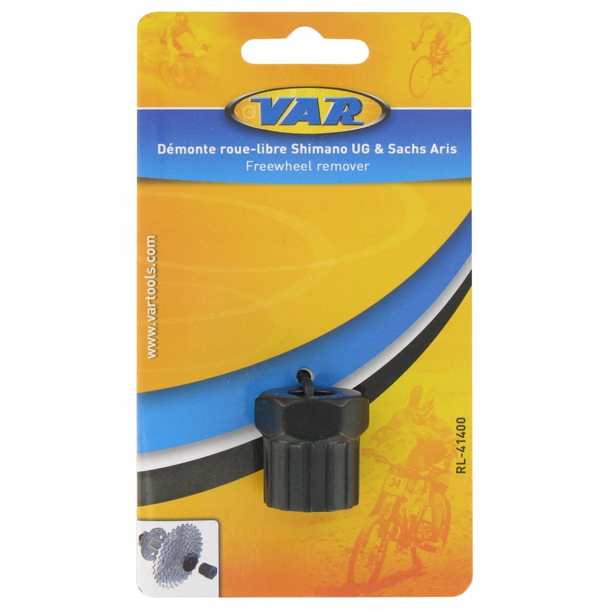 VAR Klucz do kaset i wolnobiegów VAR VR41400