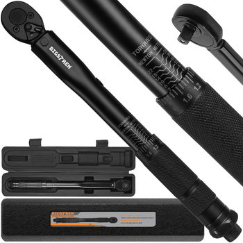 Klucz Dynamometryczny 1/4 2-24 Nm z Blokadą + Certyfikat Kalibracji w Etui BIGSTREN - Iso Trade