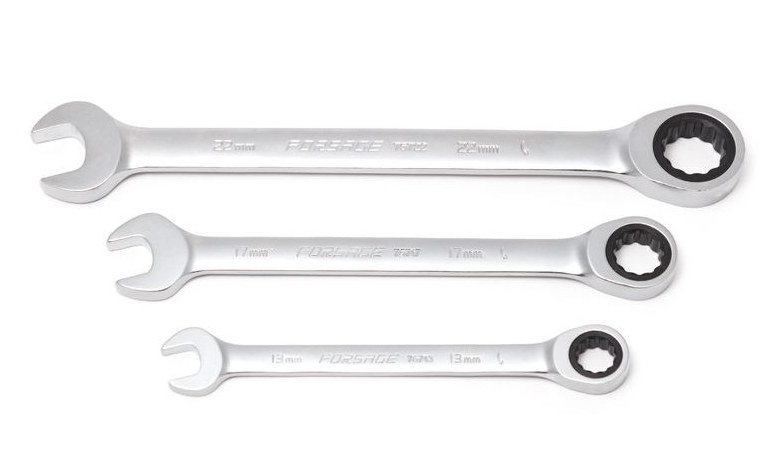 Forsage Forsage Klucz Płasko-Oczkowy Z Grzechotką Oczkowo-Płaski 14 Mm