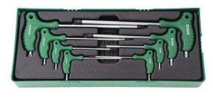 Klucz torx typu L JONNESWAY H10MT08SP, 8 sztuk