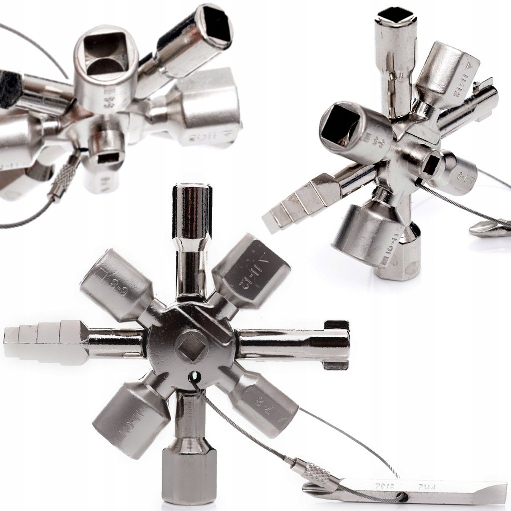 Klucz Uniwersalny Do Szafek Elektrycznych 10 W 1-Zdjęcie-0