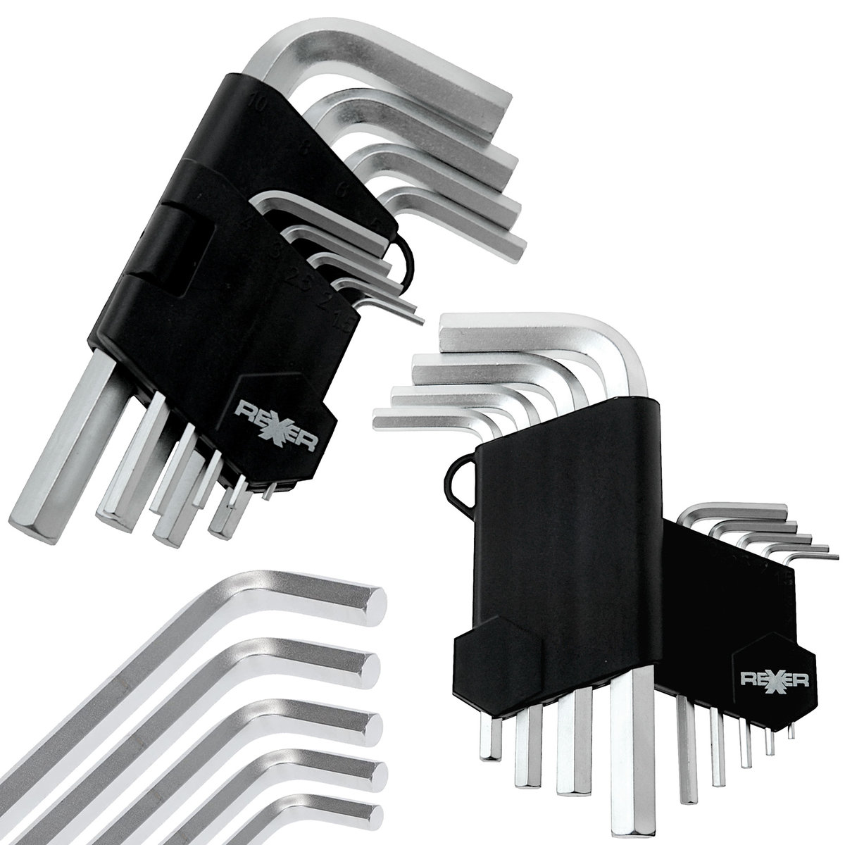 Klucze Imbusowe Krótkie 1,5-10 Mm 9 Sztuk-Zdjęcie-0