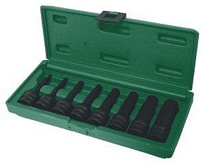Klucze imbusowe udarowe JONNESWAY S05A408S, 8 sztuk