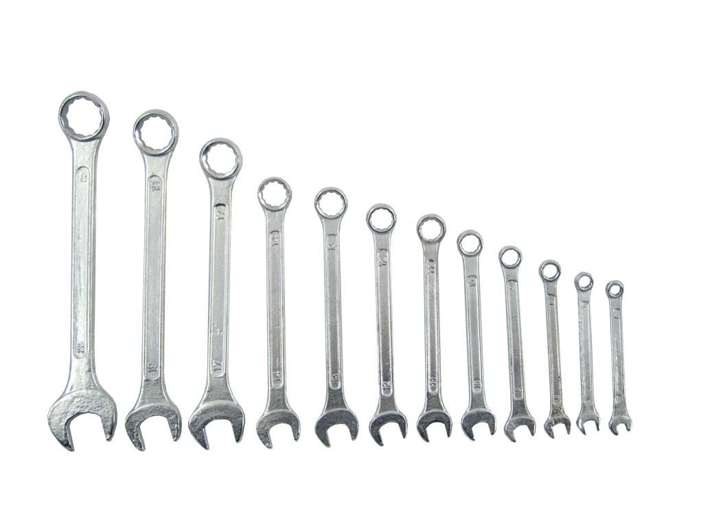 Klucze Plasko-Oczkowe Zestaw 6-22Mm 12 szt.-Zdjęcie-0