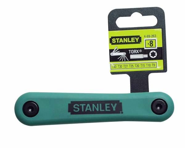 Klucze STANLEY torx, 8 szt