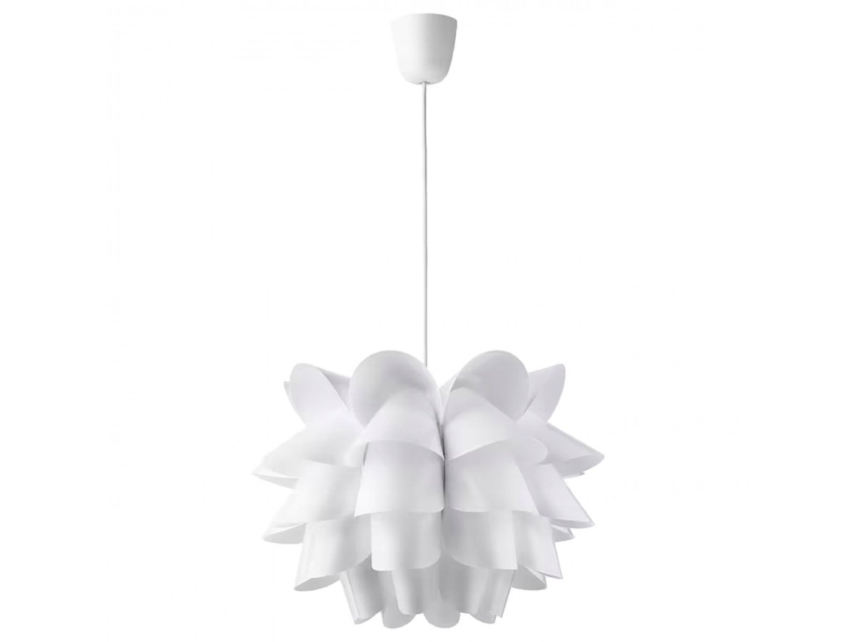 Zdjęcia - Żyrandol / lampa IKEA KNAPPA Biała lampa wisząca, lampa dekoracyjna 