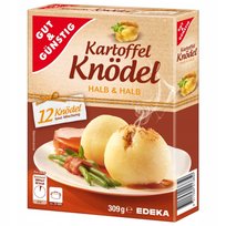 Knedle Pyzy Ziemniaczane Masa na 12 szt z Niemiec Edeka
