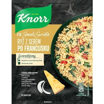 Knorr Fix Ryż z serem po francusku 45g - Knorr