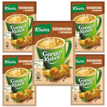 Knorr Gorący Kubek Borowikowa z grzankami 15 g x 5 sztuk - Knorr