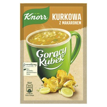 Knorr Gorący Kubek Kurkowa z makaronem 13g - Knorr