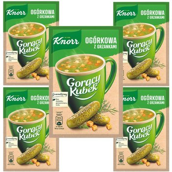Knorr Gorący Kubek Ogórkowa z grzankami 13 g x 5 sztuk - Knorr