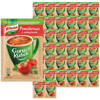 Knorr Gorący Kubek Pomidorowa z makaronem 19 g x 32 sztuki - Knorr