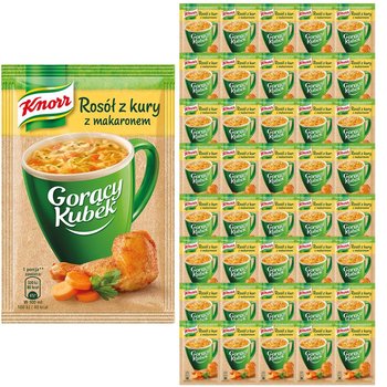 Knorr Gorący Kubek Rosół z kury z makaronem 12 g x 40 sztuk - Knorr