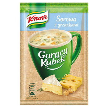 Knorr Gorący Kubek Zupa Serowa Z Grzankami 22G - Knorr
