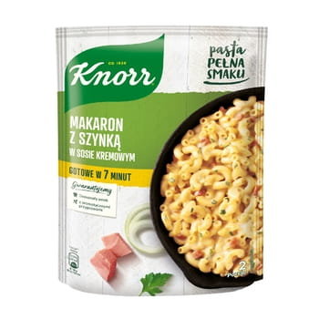 Knorr pasta pełna smaku z szynką w sosie kremowym 156 g - Knorr
