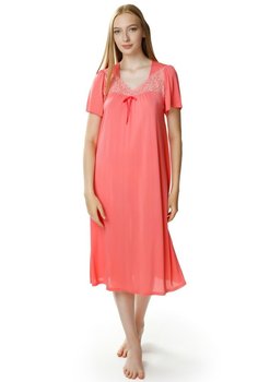 Kobieca koszula nocna Berenika : Kolor - Koralowy, Rozmiar - 42 - Mewa Lingerie