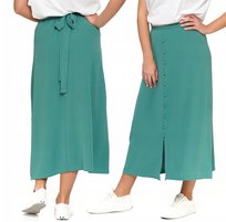Kobieca Spódnica Damska Midi Zwiewna Moraj Xxl Green