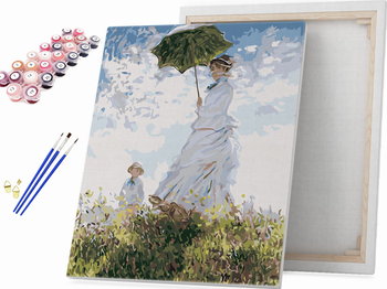Kobieta z parasolem - Claude Monet - Malowanie po numerach - Beliart