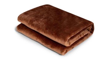 Koc Akryl Jednolity nr A-045 Karmelowy 160x210 - Elway