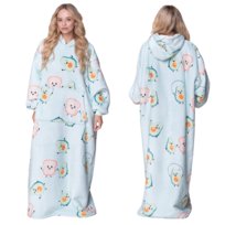 Koc Bluza Oversize Ciepła Gruba Kocobluza 2W1 Xxl Awokado Futrzak [Kb-Xl18]