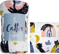 Koc Cattos Biały 130X170 Cm BBK