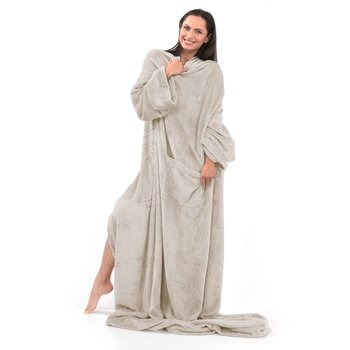 Koc DECOKING, beżowy, 170x200 cm - DecoKing