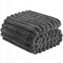 KOC GRUBY NARZUTA NA ŁÓŻKO KANAPĘ CIEPŁY MIĘKKI PLED 180x200 PREZENT KOLORY