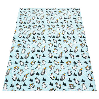 Koc, Kotter Xmas, Błękitny, 150x200 cm - Empik