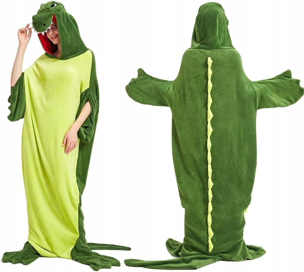 inna (Inny) KOC KROKODYL REKIN ŚPIWÓR BLUZA FUTON PREZENT KOC KROKODYLEK HALLOWEEN