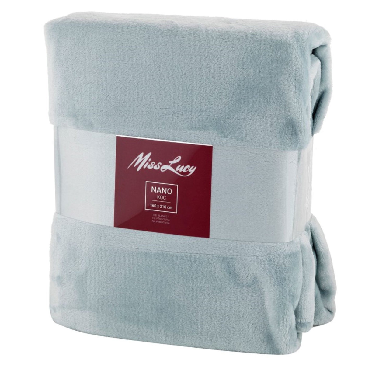 Koc Miss Lucy Nano niebieski 160x210 cm