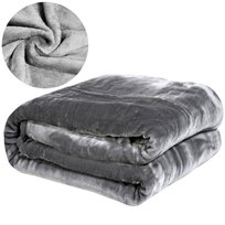 Koc Narzuta 160X200 Cm Na Łóżko Miękki Gruby Ciepły Akrylowy Szary