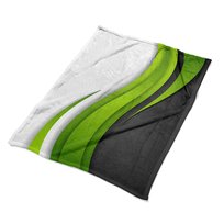 Koc, narzuta, FABRICSY, zielony, 100x135 cm Fabricsy