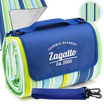Koc piknikowy z izolacją 200x200 cm duży plażowy mata wodoodporny ZAGATTO ZG900