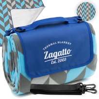 Koc piknikowy z izolacją 200x200 cm duży plażowy mata wodoodporny ZAGATTO ZG901