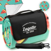 Koc piknikowy z izolacją 200x200 cm duży plażowy mata wodoodporny ZAGATTO ZG907