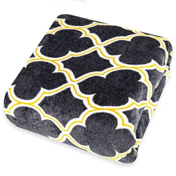 Koc Pled Mikrofibra PIETRO Koniczyna 200x220 - JUNYI POLSKA SP. Z O. O.