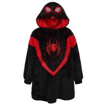Koc z rękawami Koc bluza kocobluza dziecięcy Spider-Man, czarny - sarcia.eu