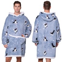 Koc z rękawami Koc bluza kocobluza Oversize 2W1 XXL, Buldog