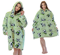 Koc z rękawami Koc bluza kocobluza Oversize XXL Pandy