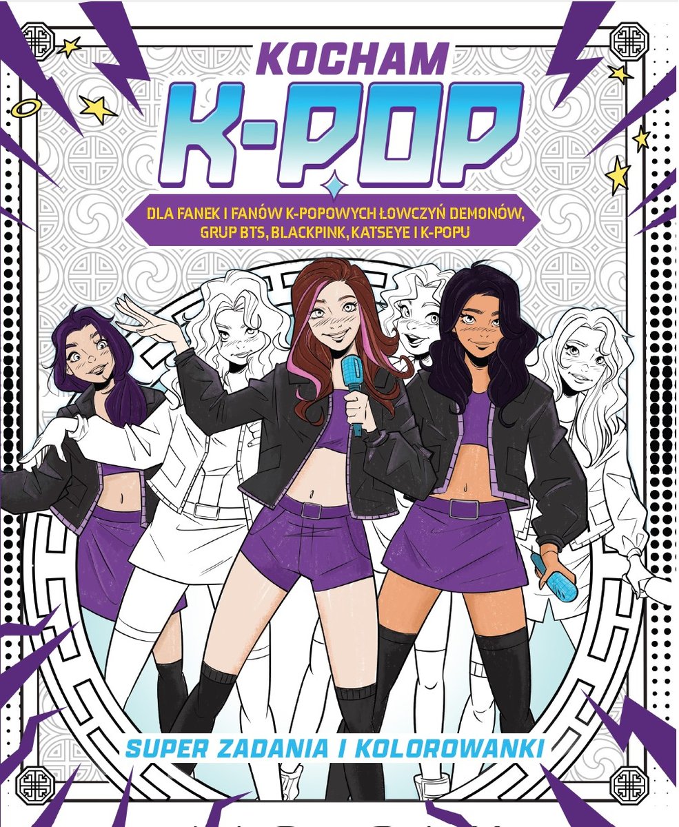 Fanek Set Kocham k-pop. Dla fanek i fanów K-popowych łowczyń demonów, grup BTS ...