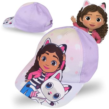 Koci Domek Gabi Fioletowa, dziewczęca czapka z daszkiem, dla dziewczynki 54 cm - DREAMWORKS