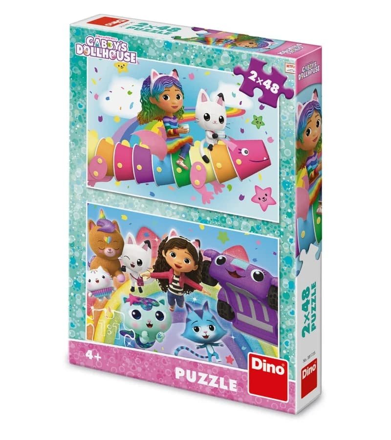 Koci Domek Gabi Tęcza kolorowe puzzle dla dzieci 4+ idealne na prezent ...