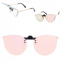 Kocie uchylne NAKŁADKI PRZECIWSŁONECZNE POLARYZACYJNE NA OKULARY KOREKCYJNE