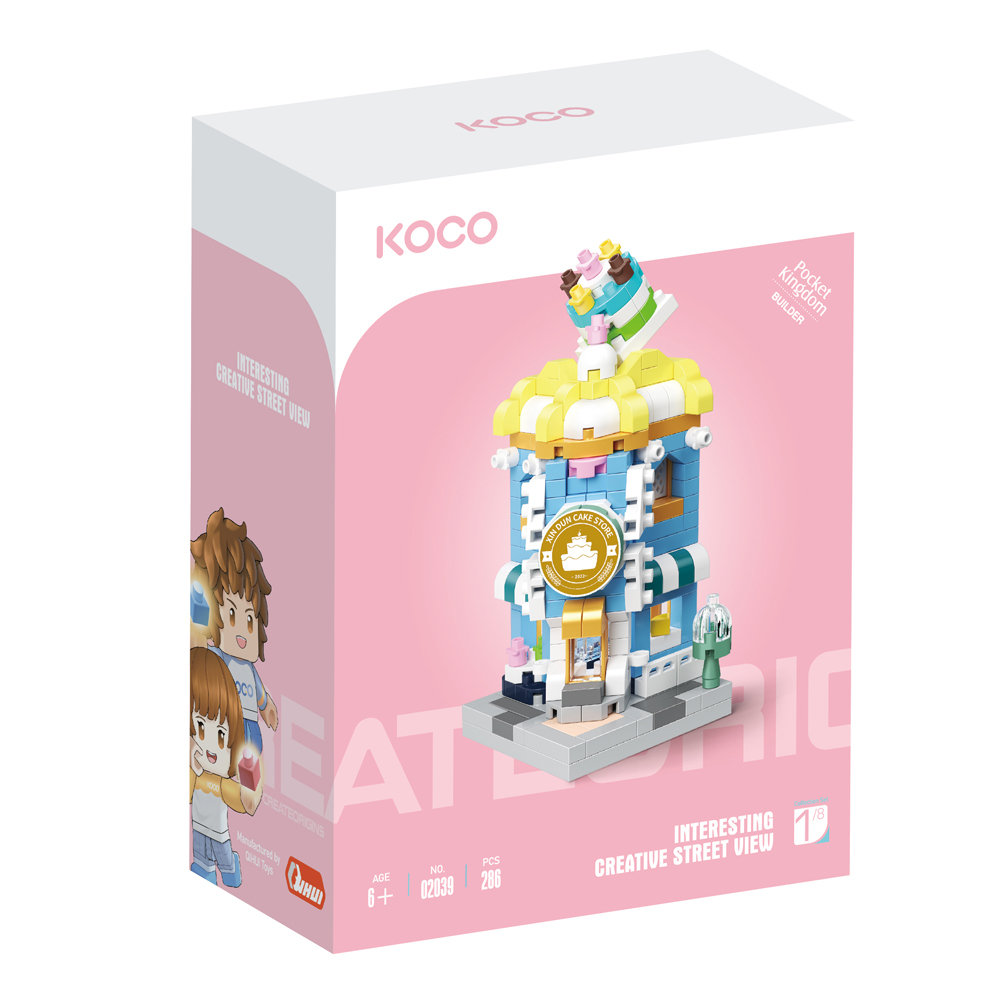 Kioco KOCO Klocki Cukiernia 286 elementów - KOCO | Sklep EMPIK.COM
