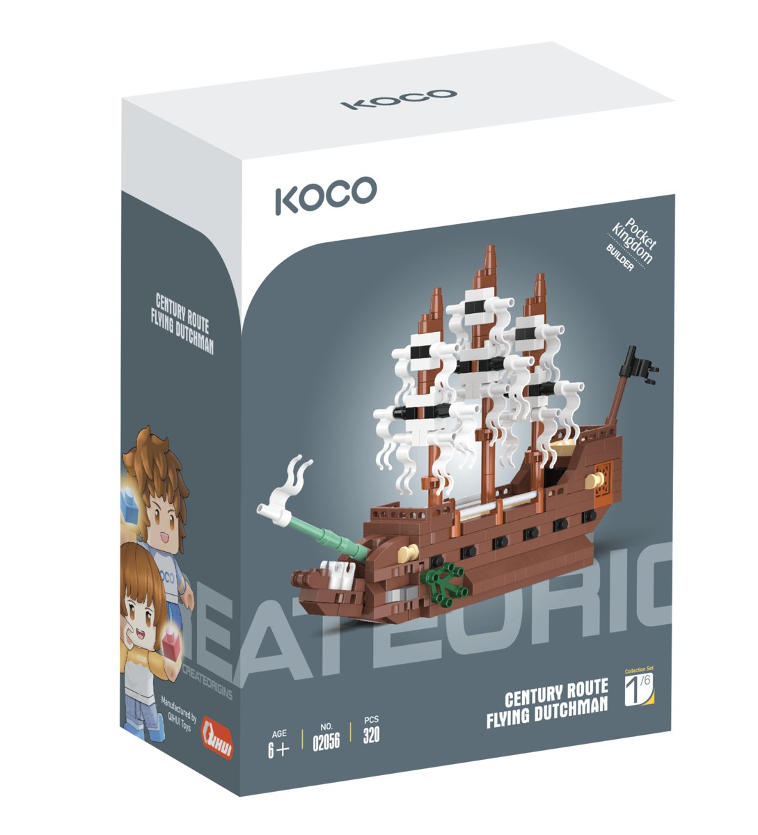 KOCO Klocki statek Latający Holender 320 elementów - KOCO | Sklep EMPIK.COM