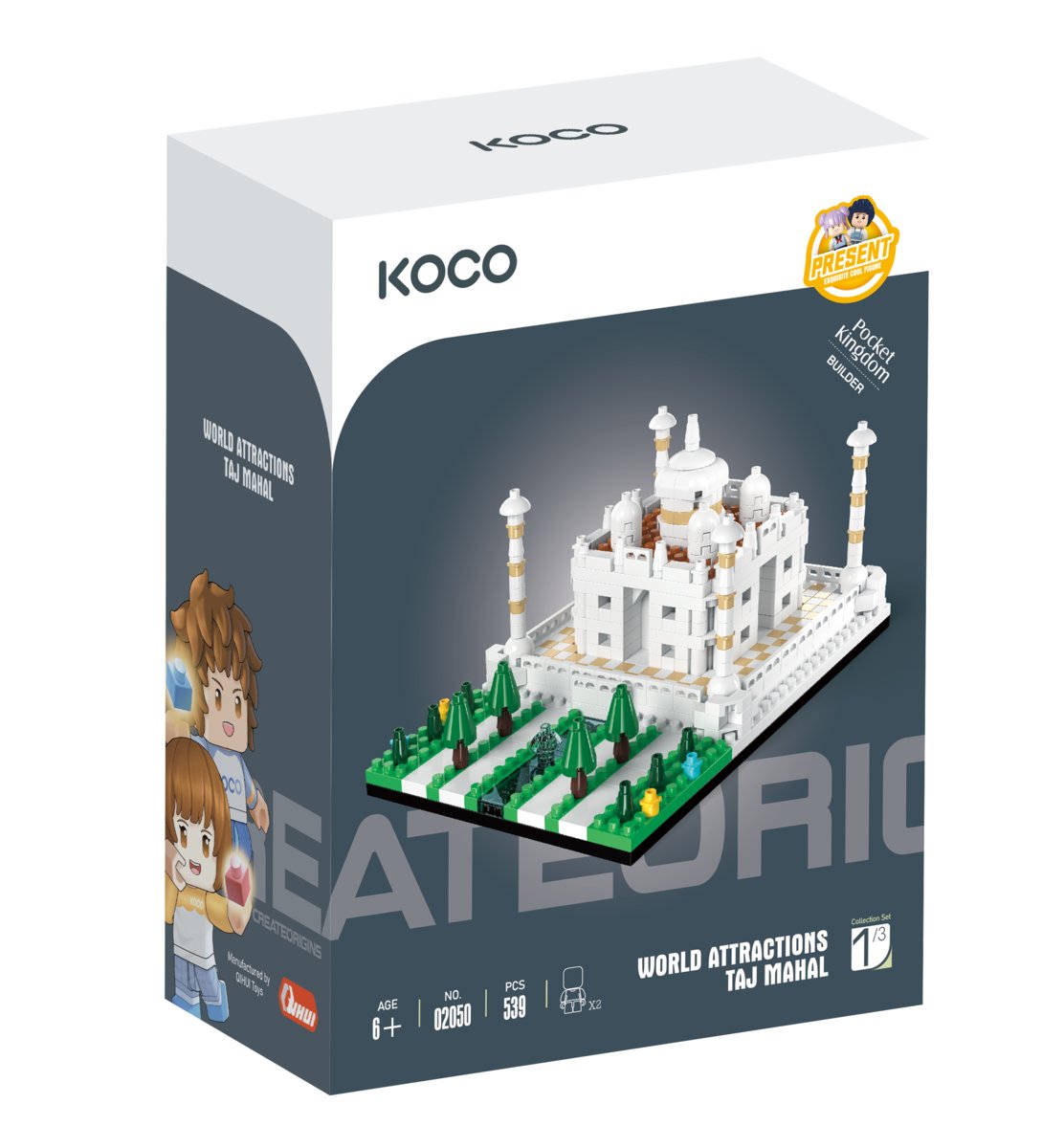 Kioco KOCO Klocki Taj Mahal 539 elementów - KOCO | Sklep EMPIK.COM