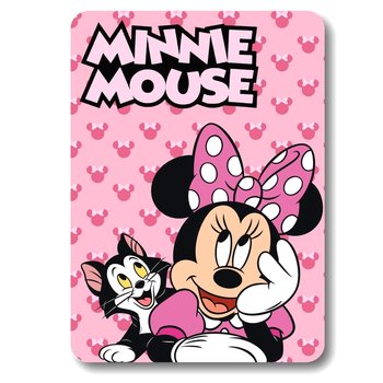 Kocyk dla dziecka KOC polarowy dziecięcy 100x140 Myszka Minnie różowy - Setino