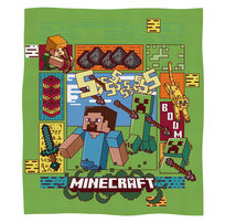 Kocyk dziecięcy Minecraft 130 x 170 cm Halantex stev creeper gra TNT koc Halantex